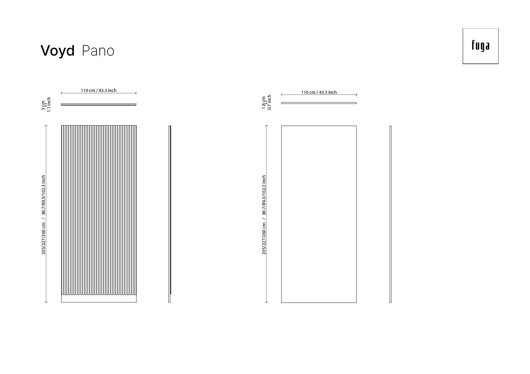 Voyd Wall Panel Ölçü Seçeneği 9