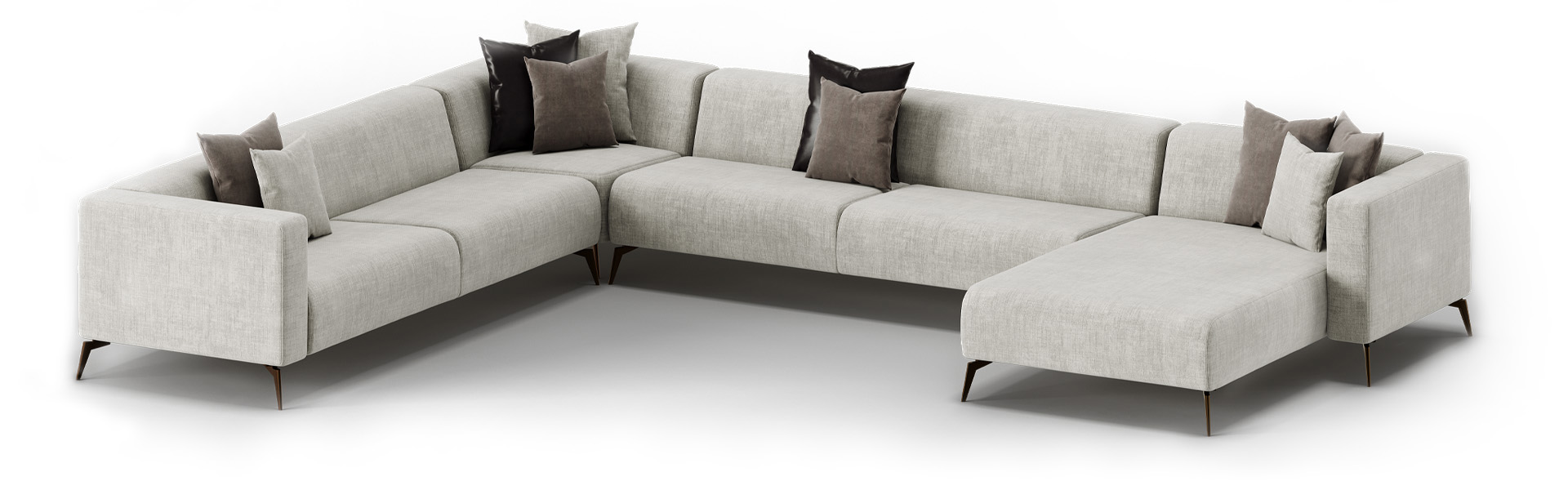 NOA Corner Sofa Resmi 0