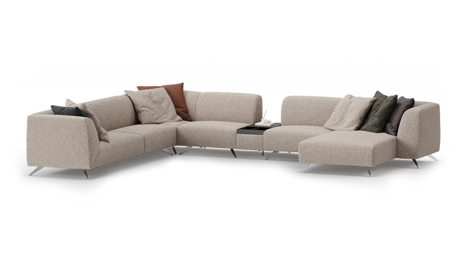 ALBUS Corner Sofa Resmi 0