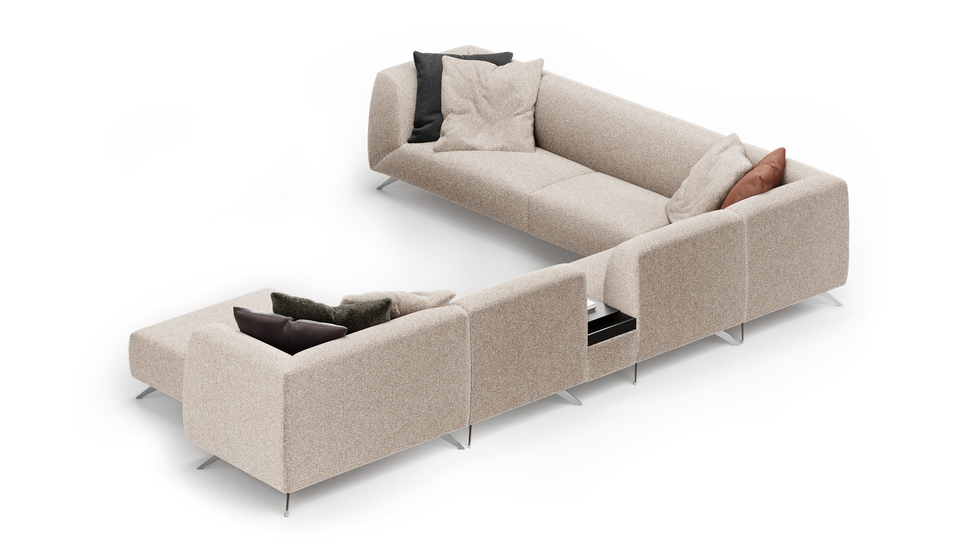 ALBUS Corner Sofa Resmi 3