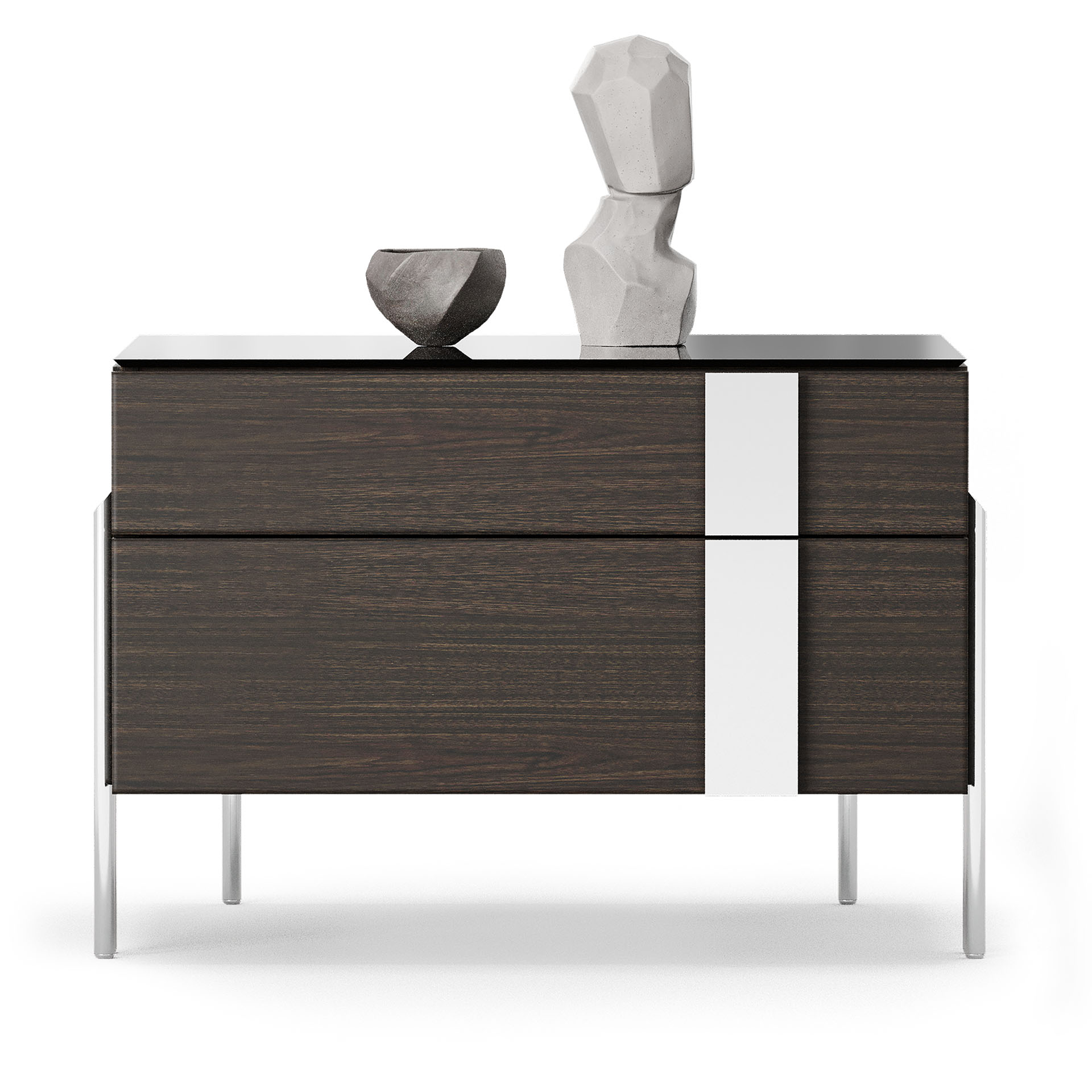 İNKA Çift Çekmeceli Komodin Resmi 1